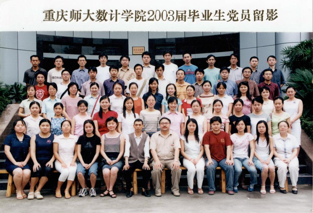 1999级计算机科学与技术专业毕业合影