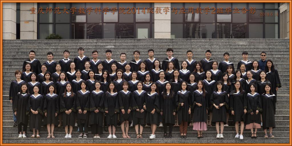 2014级数学与应用数学专业2班毕业