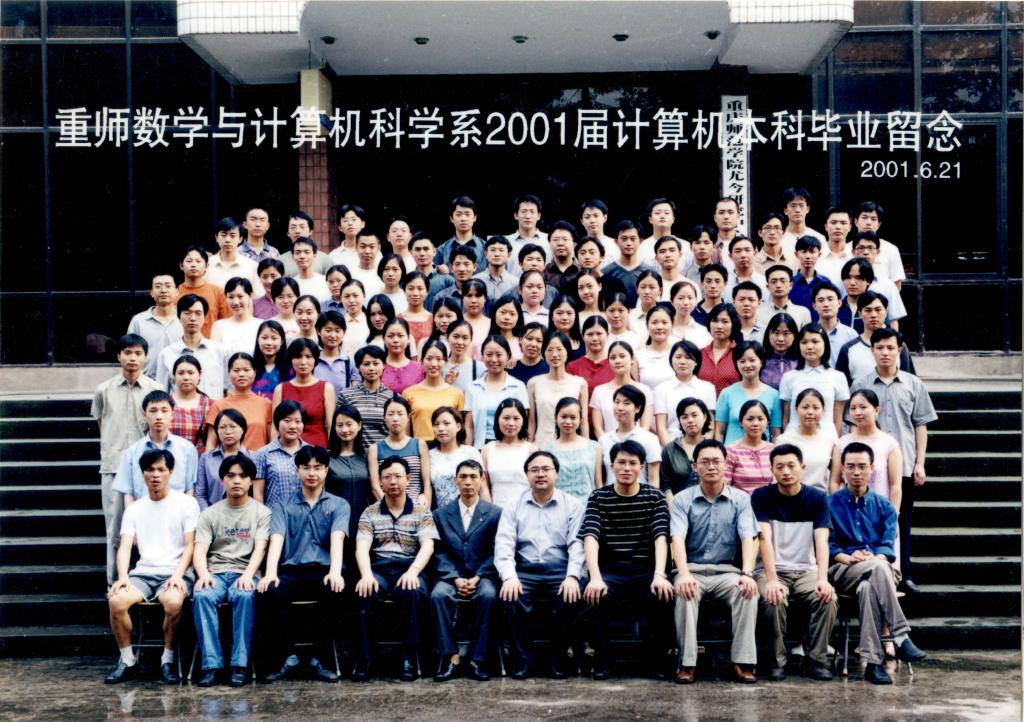 1997级计算机应用专业毕业合影