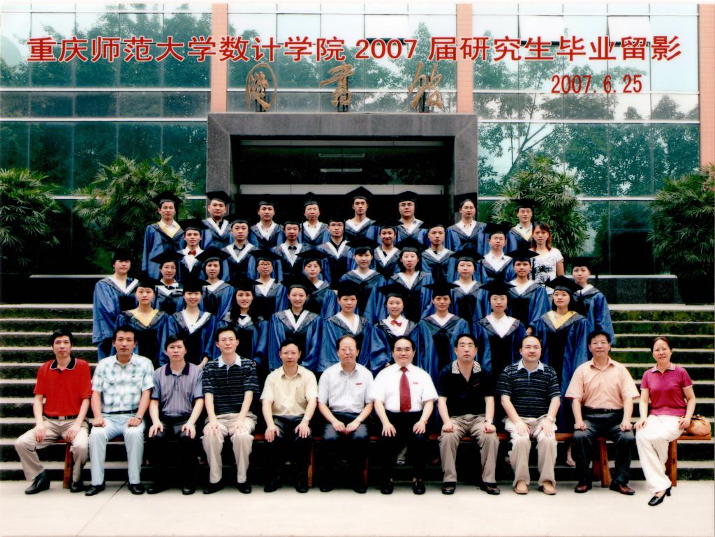 2007届研究生毕业合影
